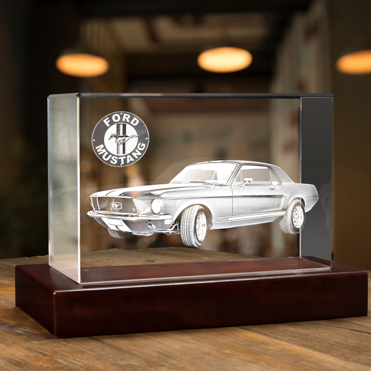 3D Rectangle Crystal - Vehicle