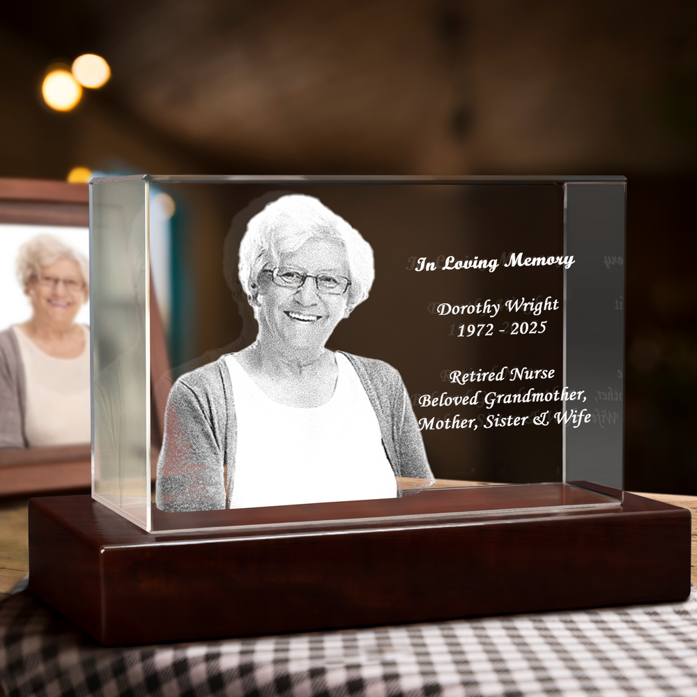 3D Memorial Crystal