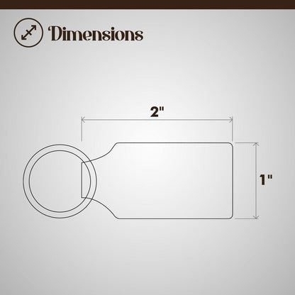 Custom Leather Keychain, Gift For Dad, Wedding Giveaway, Gift for Him, Gift for Her, Wedding Giveaway | BridgensLaser Leather Keychain