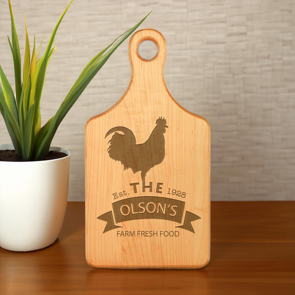 Personalized Cutting Board, Wedding Present, Mother's Day Gift, Housewarming Christmas, Anniversary, Wood | Bridgens Laser Cutting Board