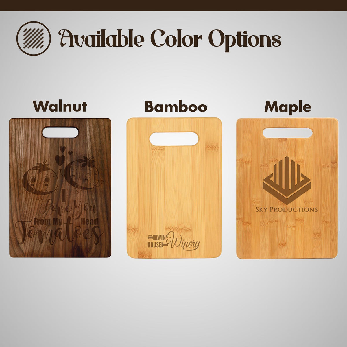 Personalized Cutting Board, Wedding Present, Mother's Day Gift, Housewarming Christmas, Anniversary, Wood | Bridgens Laser Cutting Board