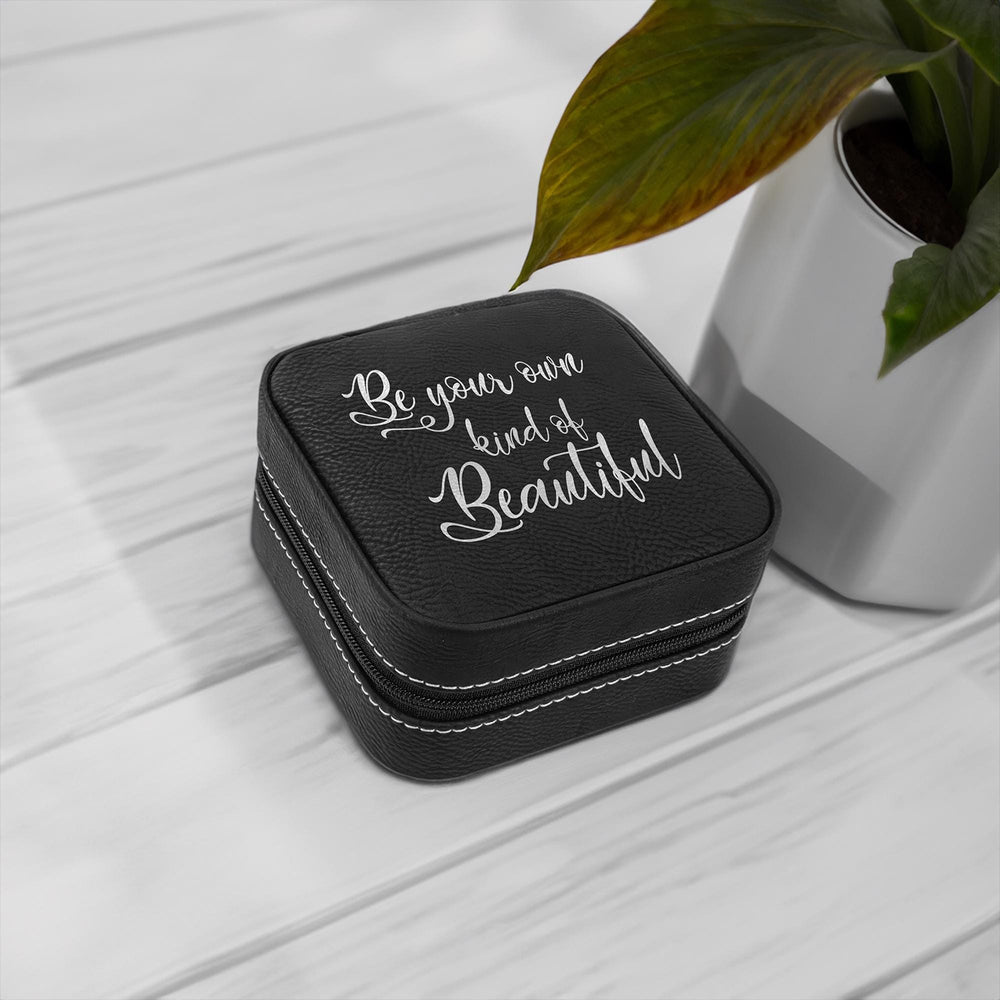 Customized Leather Jewelyy Box, Wedding Anniversary, Mom's Jewelry Case, Gifts for Her, Wife Present | Bridgens Laser Jewelry Box,Mothers' D