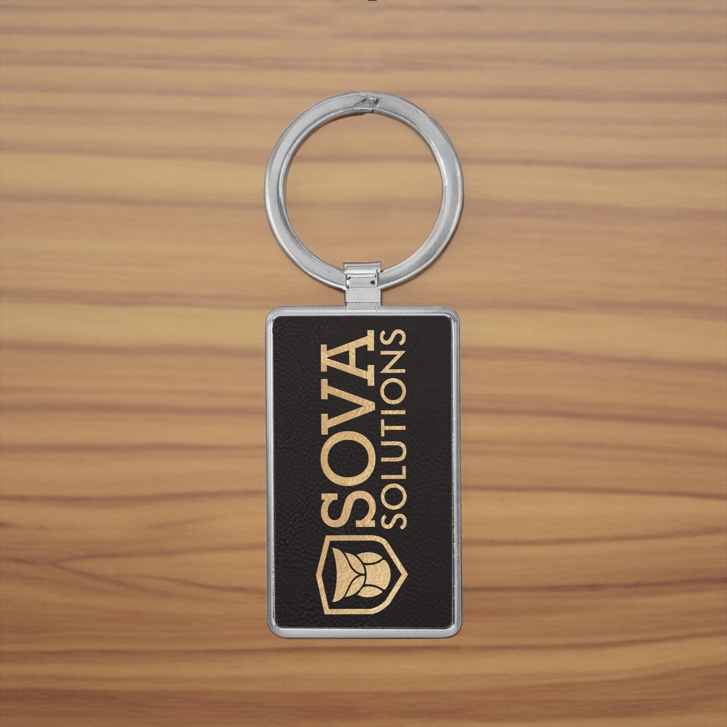 Custom Leather Keychain, Gift For Dad, Wedding Giveaway, Gift for Him, Gift for Her, Wedding Giveaway | BridgensLaser Leather Keychain