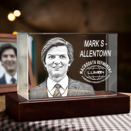 Severance Lumon Crystal Award, Personalized Glass Award ,Employee Gift, Retirement, Graduation Plaque, Mark S, Memorial, Engraved Trophy
