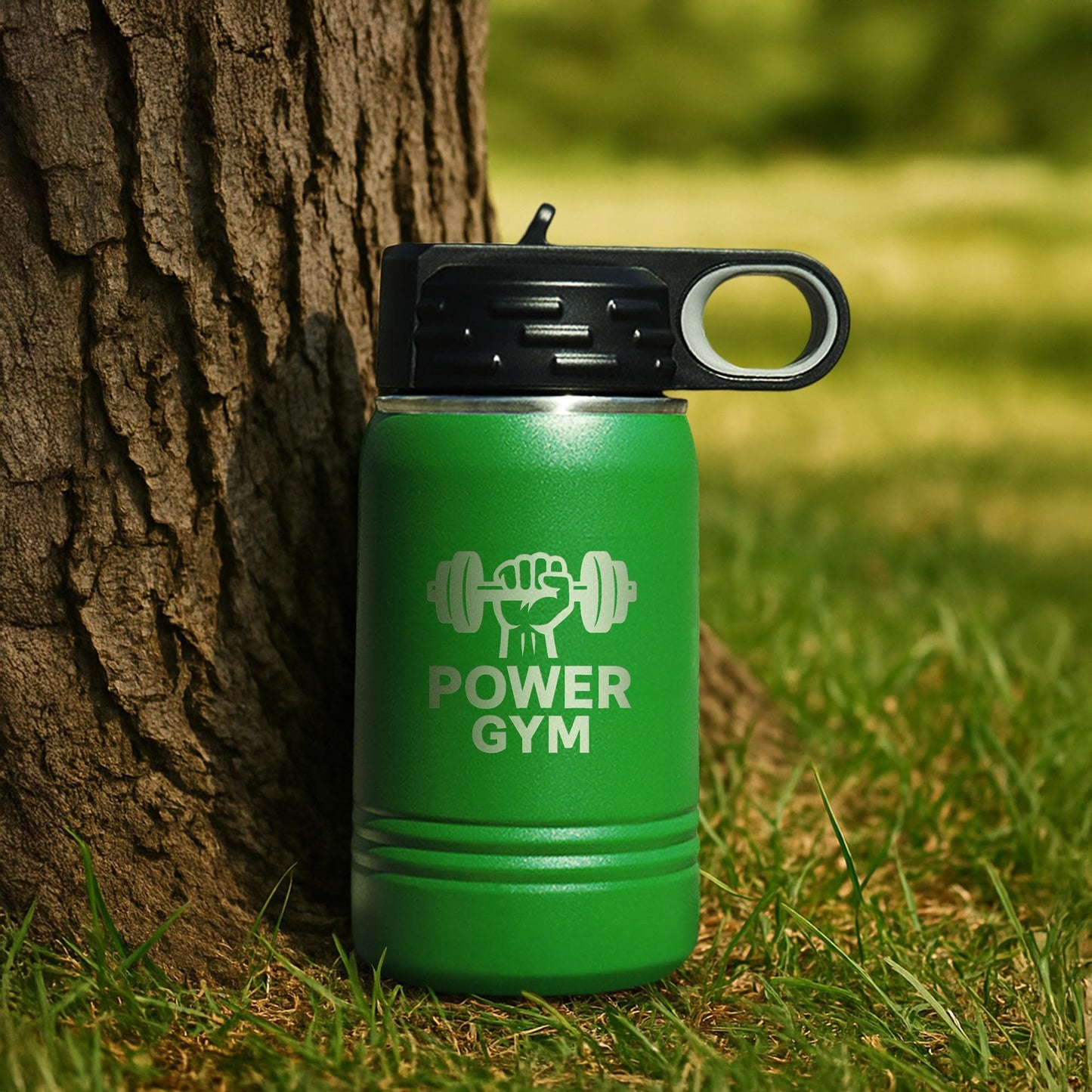 Water Bottle Personalized With Name Or Design, Birthday Gift, Personalized Your LOGO Stainless Steel Tumbler | BridgensLaser Water Bottle