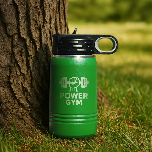 Custom Water Bottles For Workouts, Insulated Stainless Steel, Gym Personalized Cups, Sports Drink  | BridgensLaser Water Bottle