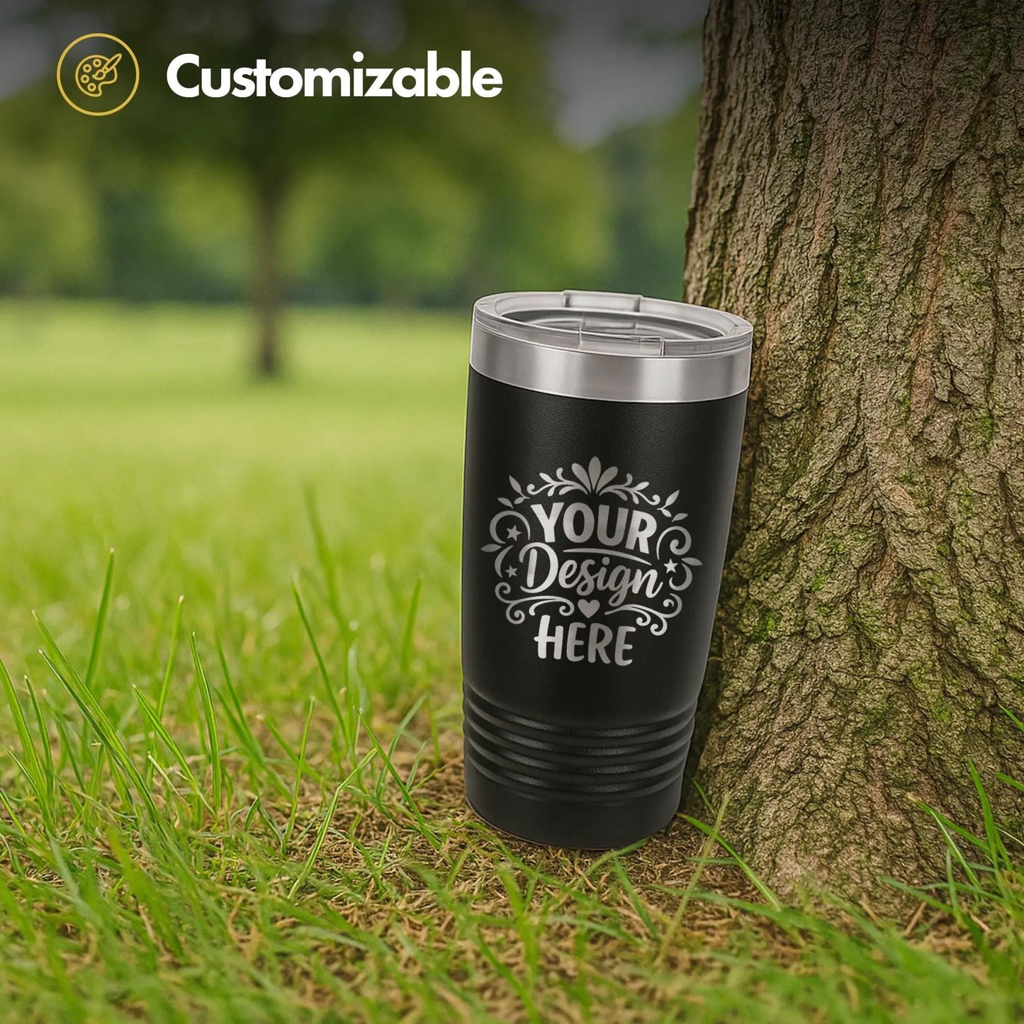 Insulated Stainless Steel Polar Camel Tumbler 20oz, Custom Double Wall Vacuum, Personalized Laser Cup | BridgensLaser Polar Camel
