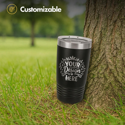 Insulated Stainless Steel Polar Camel Tumbler 20oz, Custom Double Wall Vacuum, Personalized Laser Cup | BridgensLaser Polar Camel