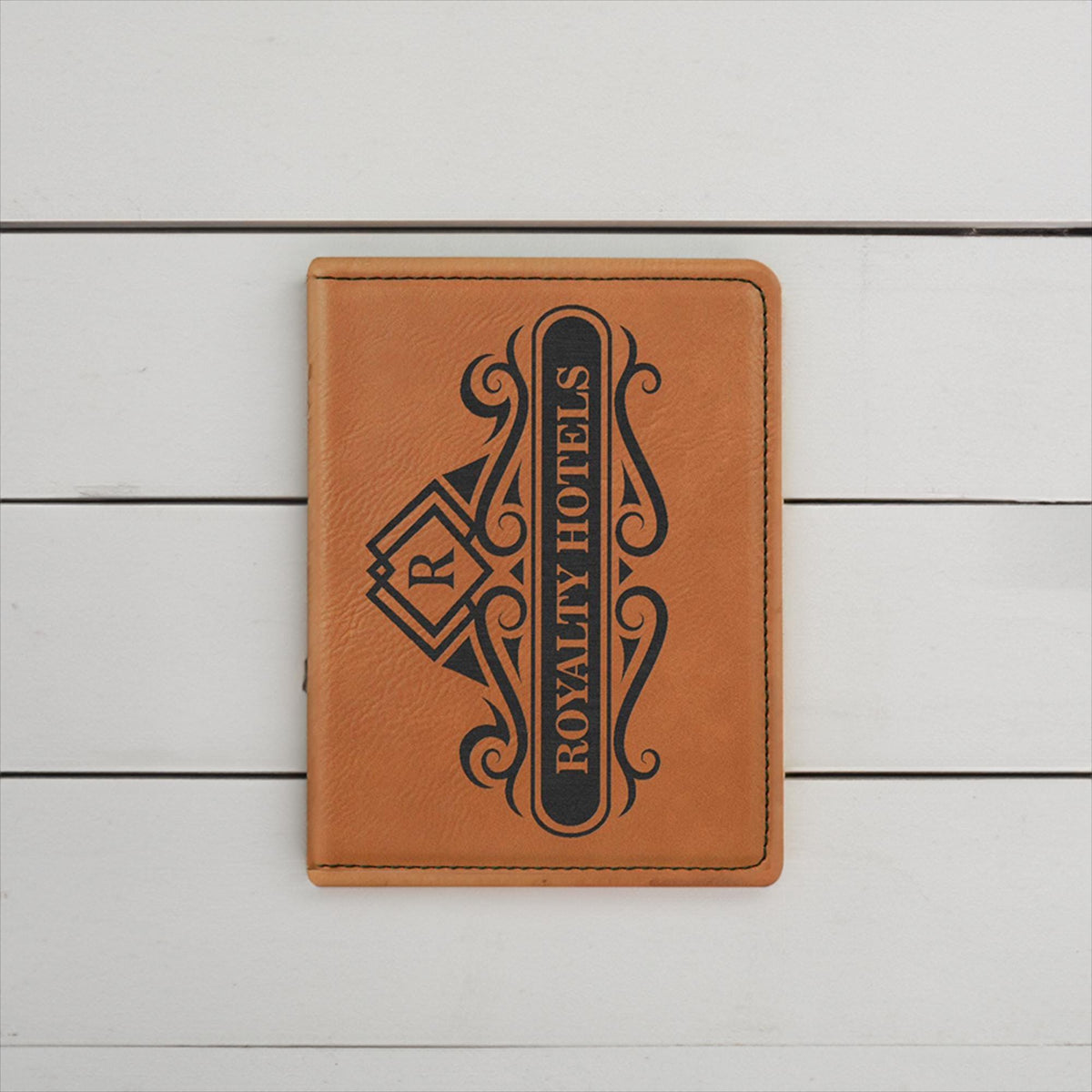 Personalized Full-Grain Leather Passport Holder, Travel Gift