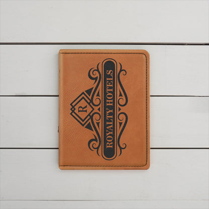 Personalized Full-Grain Leather Passport Holder, Travel Gift