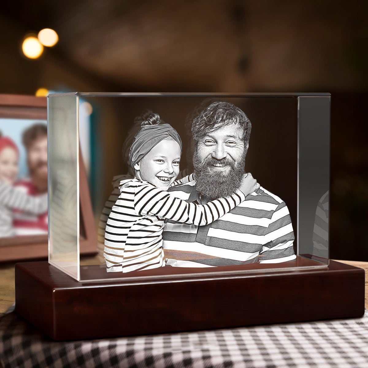 Personalized Crystal Paperweight, Laser Etched Tooth Anatomy, Dentist Office Decor