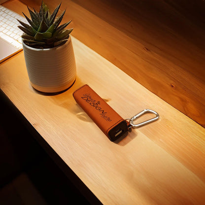 Personalized Laser Engraved Power Bank – 2200mAh Portable Charger, Custom Tech Backup